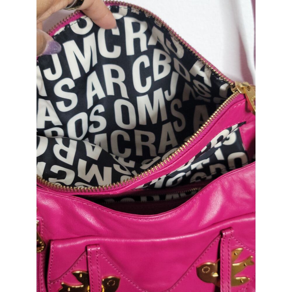 Marc by Marc Jacobs Petal to the Metal Natasha Bag Magenta SET w/wallet - Picture 10 of 10